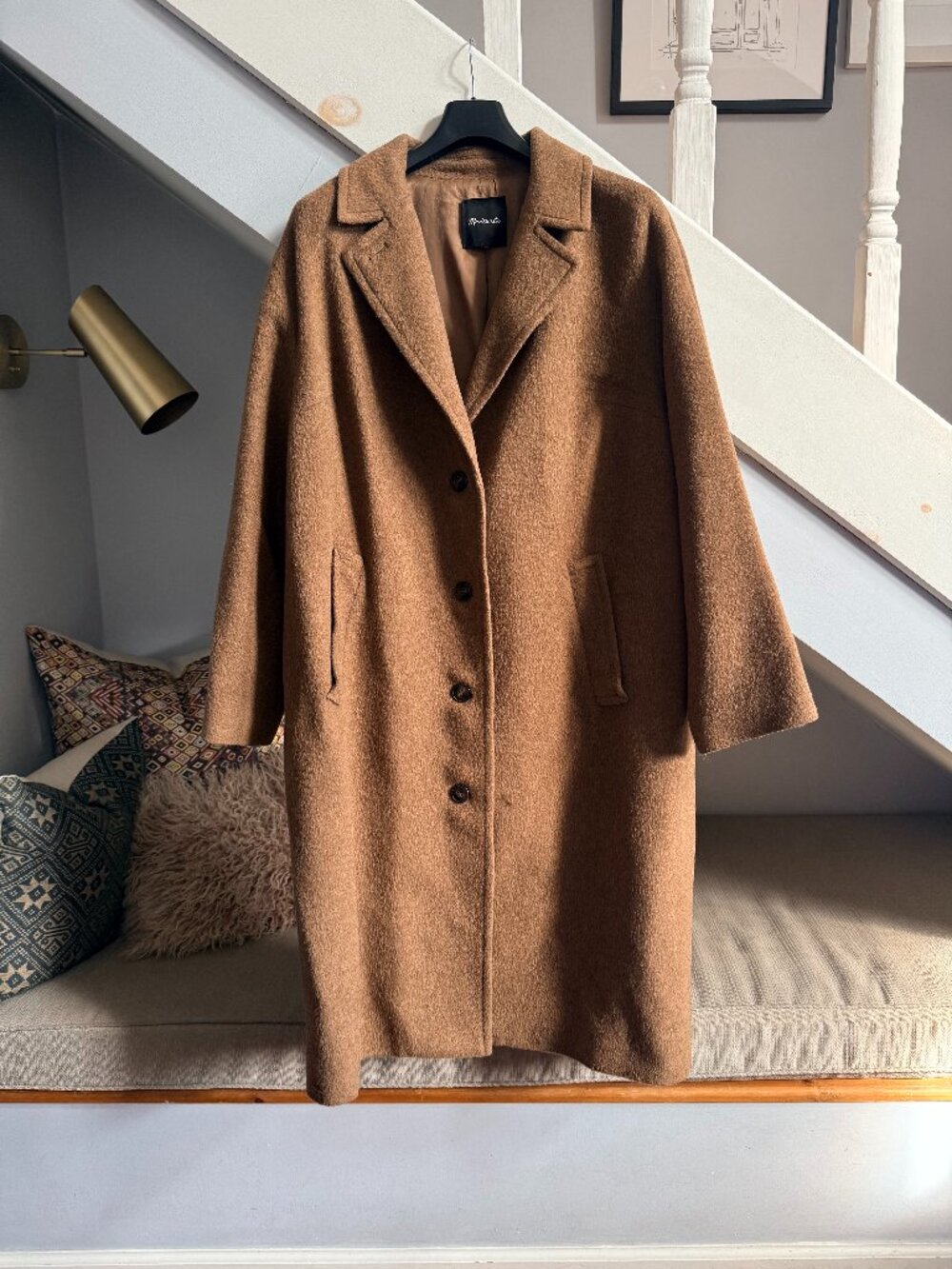 Madewell Alonzo Coat (Tobacco Melange, 2X)